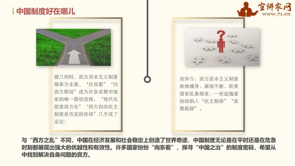 【太阳成tyc7111cc】讲师课件:【中国的制度面临②】为什么中国特色社会主义制度好？(图7)