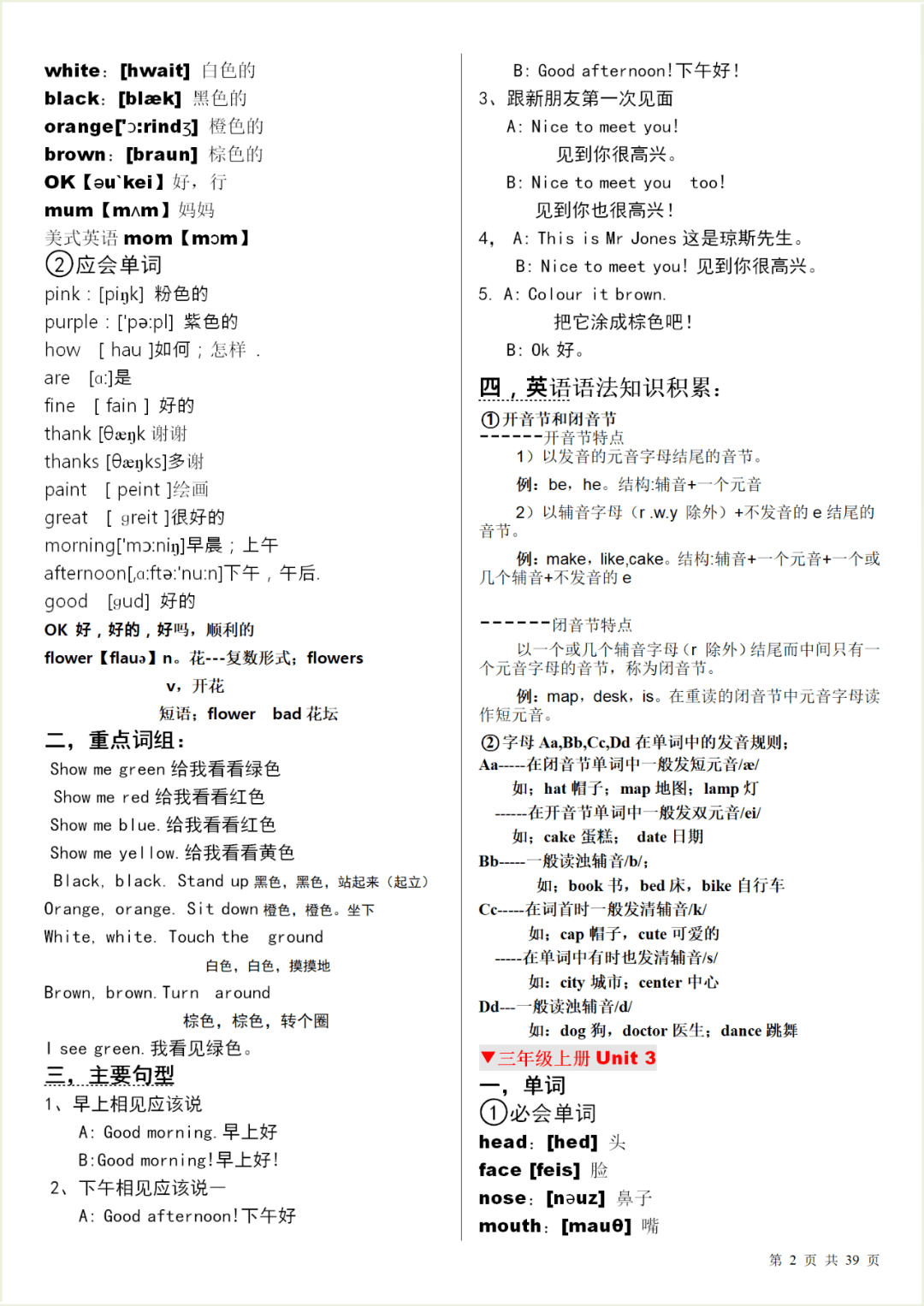 
暑假必备：小学英语单词表汇总（附音标）【太阳成集团tyc7111cc】(图20)